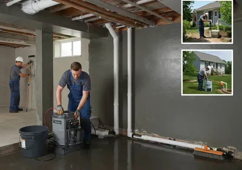 Basement Waterproofing and Flood Prevention process in Lakewood Shores, IL